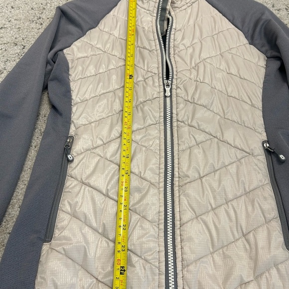 Smartwool M GUC Smartloft double propulsion W Gray and Cream Quilted Jacket - Picture 10 of 13